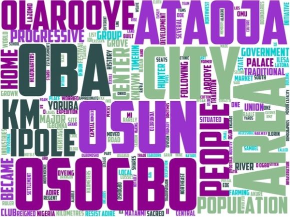Oshogbo Wordart Tie Dye: A Versatile Design for Creative Expression