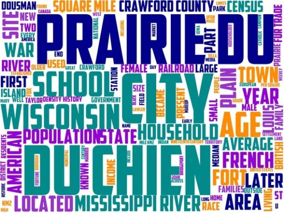 Prairie Du Chien Wordart Sublimation