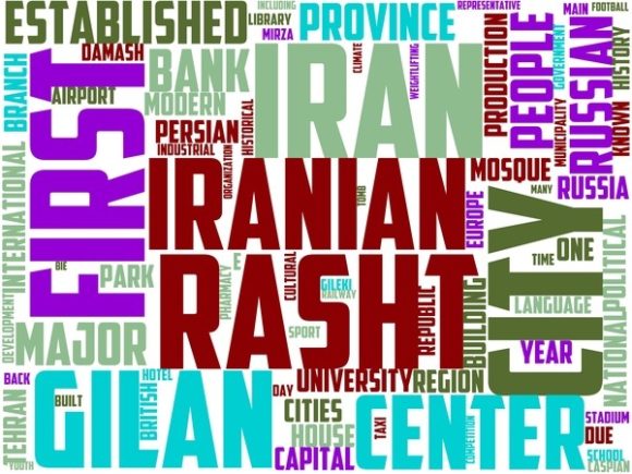 Rasht Wordart Print: Hand-Drawn Colorful Wordclouds for Creative Expression