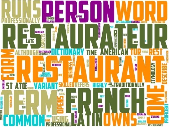 Restaurateur Wordart Banner: A Vibrant Design Tool for Creative Expression