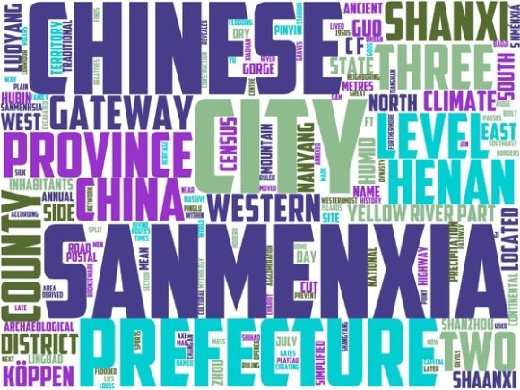 Sanmenxia Wordart Print: Hand-Drawn Colorful Wordclouds for Real Creative Projects